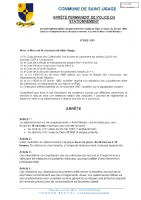 Arrêté permanent 2022-001 : Création de trois arrêts minutes sur la Route de Dijon