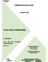 5.1.1. Plan des Servitudes d’Utilité Publique
