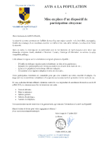 2025 Avis Population – Dispositif participation citoyenne