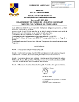 Décision 2025-005 – Encaissement de cheque de la part de Groupama – Sinistre candelabre gare d’eau