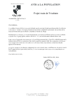 2025 Avis Population – route de Trouhans