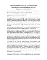 Communiqué de Madame Valérie HOSTALIER – Annulation fête patronale