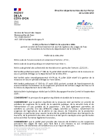 Arrêté préfectoral de levée des restrictions sur les usages de l’eau