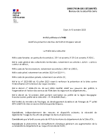 Arrêté préfectoral portant sur la prévention des feux de foret