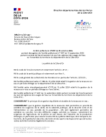 Arrêté préfectoral portant sur la levée des mesures de vigilance sur les usages de l’eau