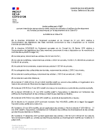 Arrêté préfectoral portant sur l’interdiction vente artifices fin année