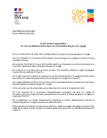 Arrêté préfectoral portant sur l’approbation du Schéma départemental d’accueil et d’habitat des gens du voyage