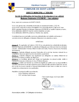 2026-001 – Arrêté délégation du Maire au 1ère adjointe – Madame Stéphanie LEGENDRE