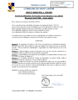 2026-003 – Arrêté délégation du Maire au 3éme adjoint Monsieur Noel PAIN