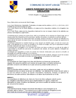 2026-001 – Portant obligation du port de la laisse à la Gare d’Eau