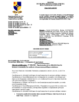 2026-020 – Représentation de la collectivité dans les instances communales, les syndicats et les personnes publiques extérieures