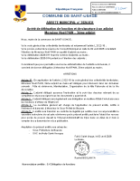 2026-031 – Arrêté délégation du Maire au 3éme adjoint Monsieur Noel PAIN