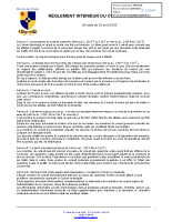 Réglement intérieur du Conseil Municipal 2026