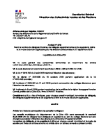 Arrêté préfectoral fixant le nombre de délégués et le mode de scrutin Election sénatoriale